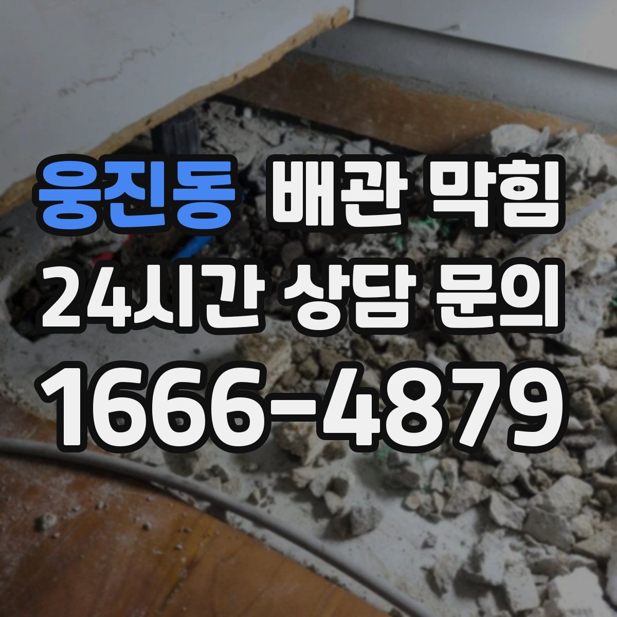 웅진동 배관 막힘