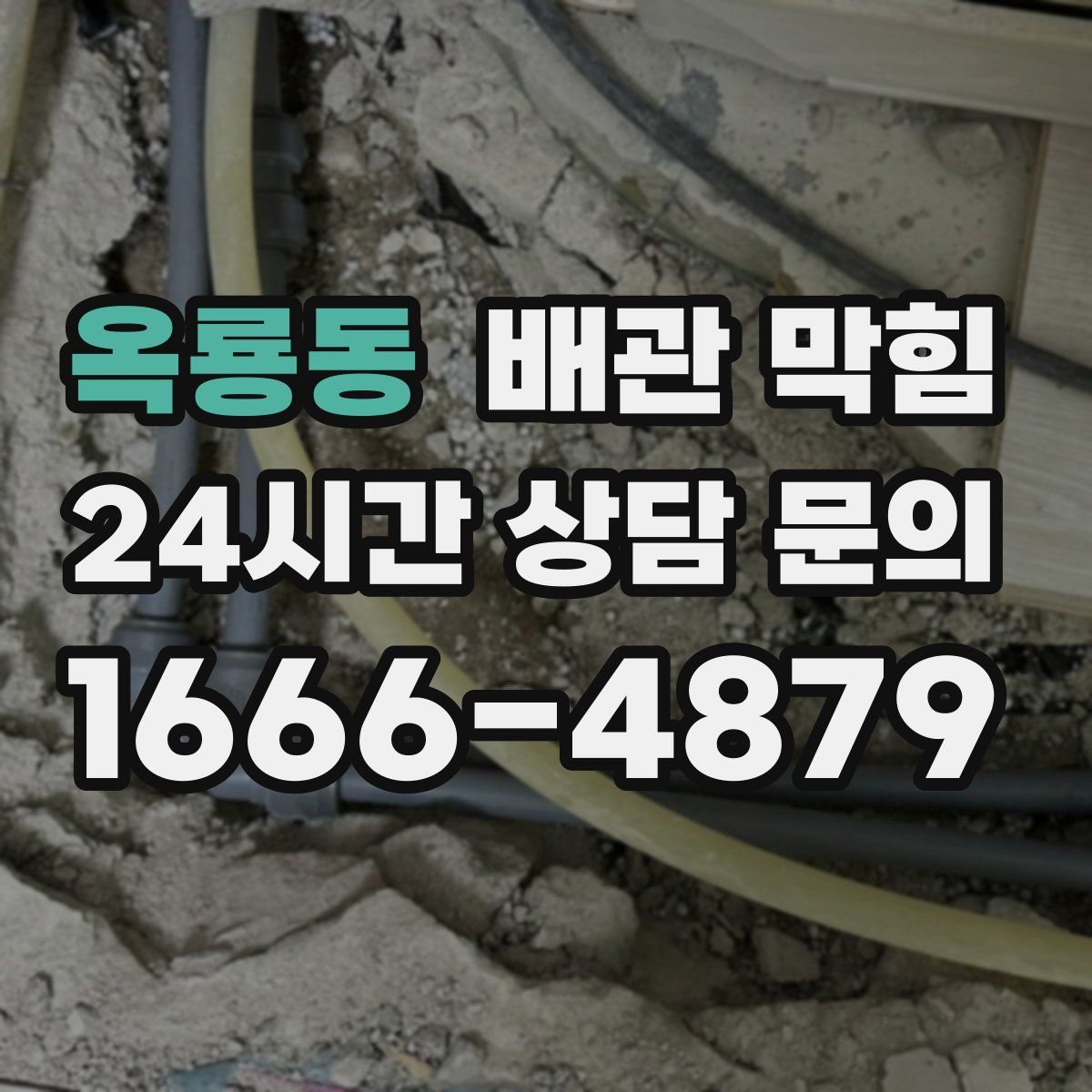 옥룡동 배관 막힘