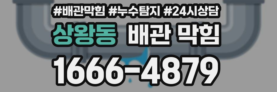 상왕동 배관 막힘
