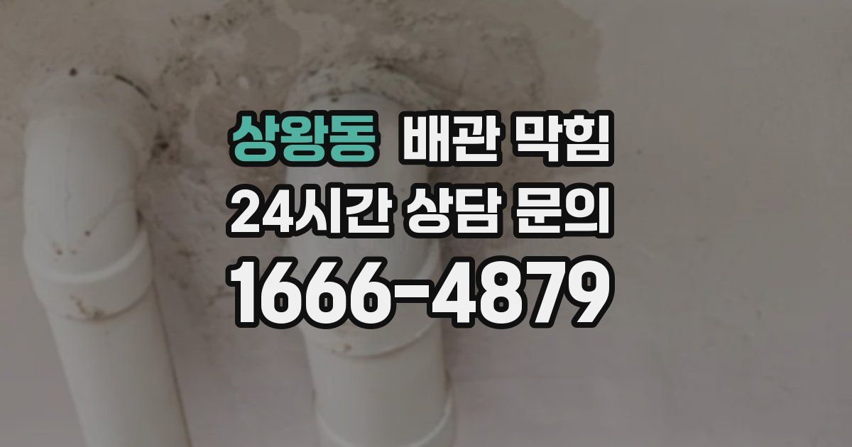 상왕동 배관 막힘