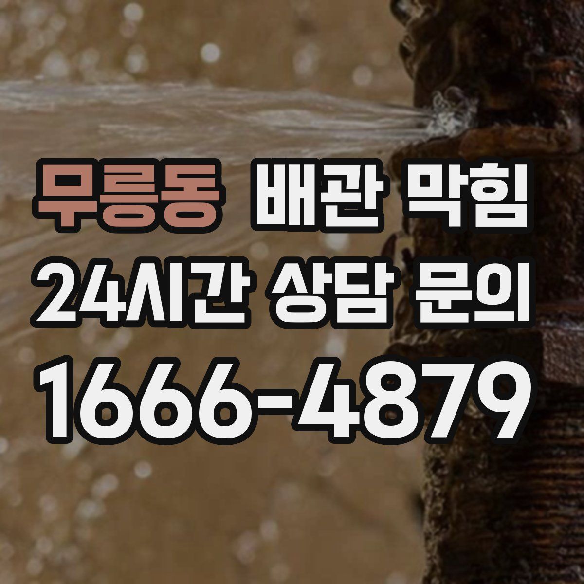 무릉동 배관 막힘