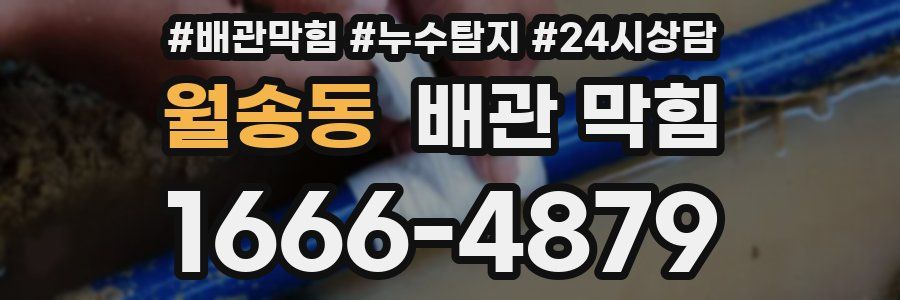 월송동 배관 막힘