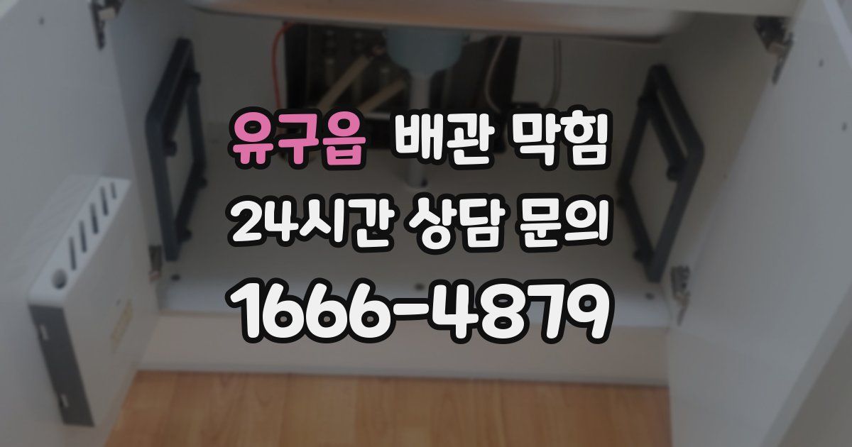 유구읍 배관 막힘