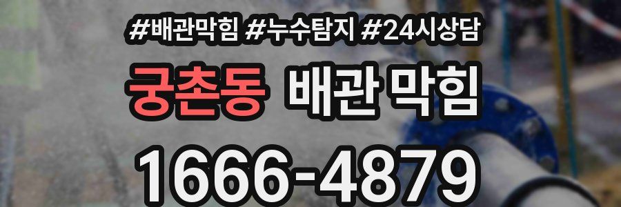 궁촌동 배관 막힘