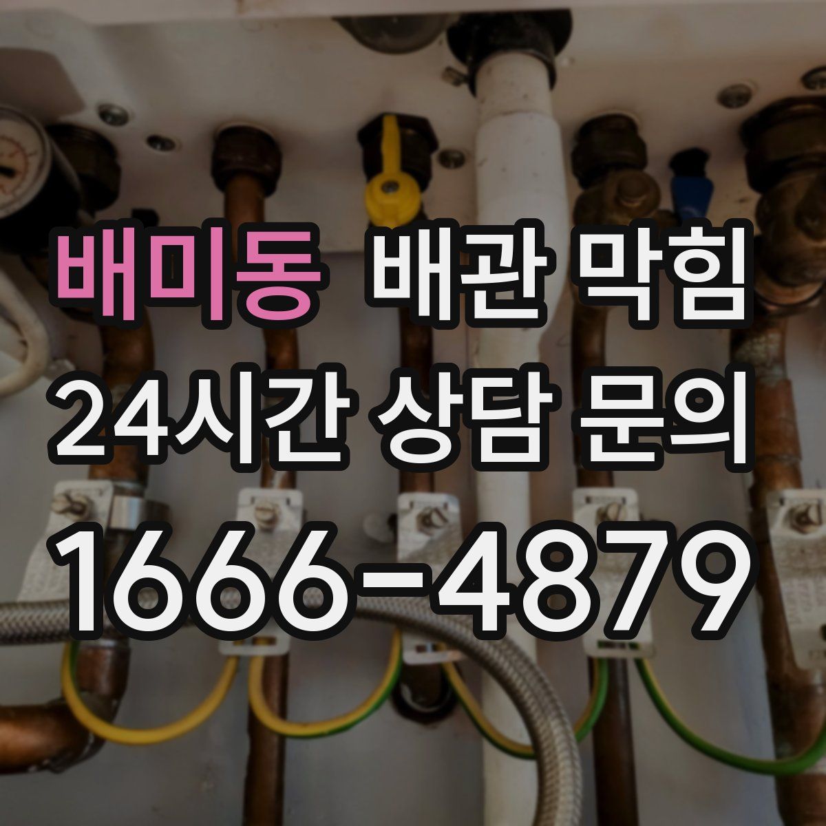 배미동 배관 막힘