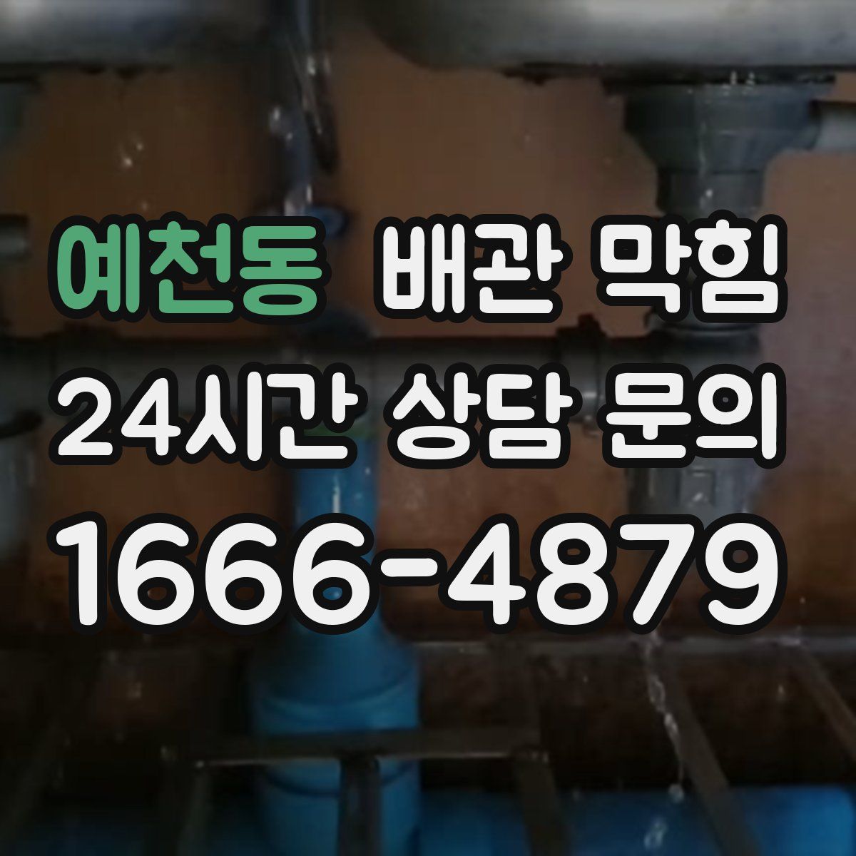 예천동 배관 막힘