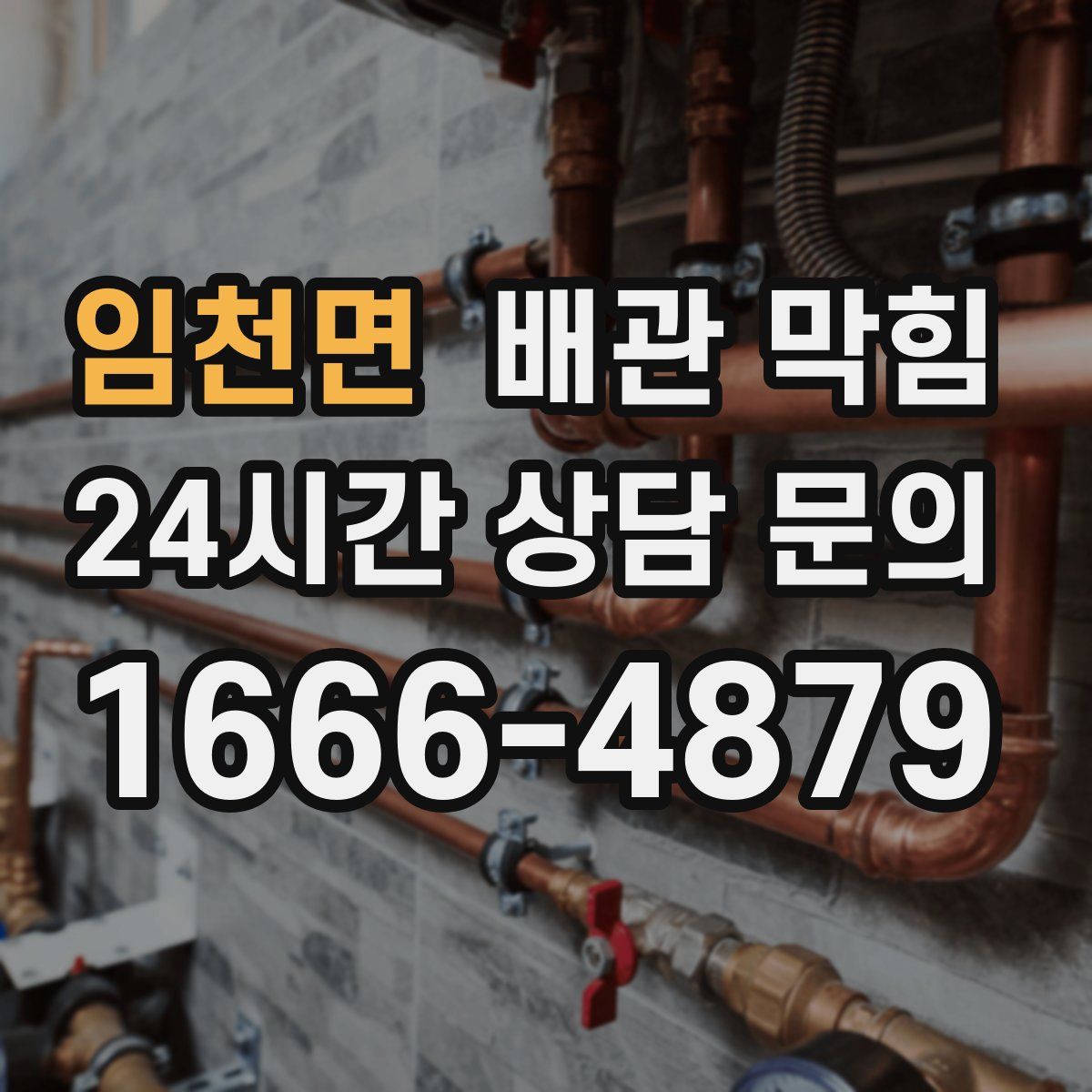 임천면 배관 막힘