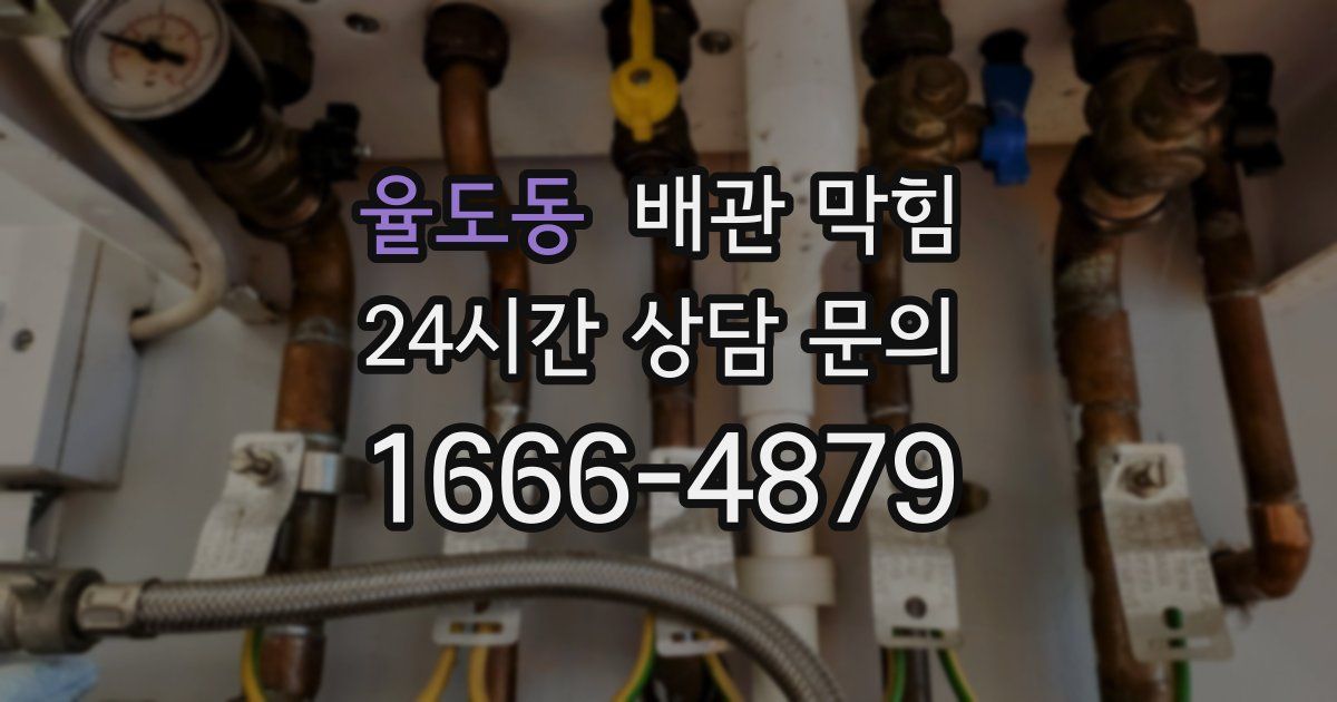 율도동 배관 막힘