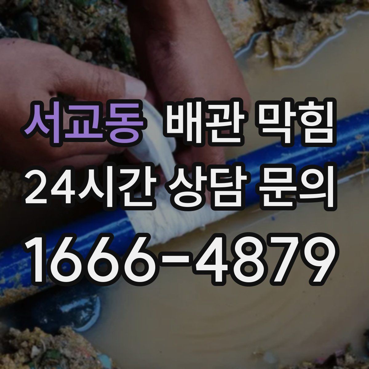 서교동 배관 막힘 비가 오면 배수구가 올라오는 이유