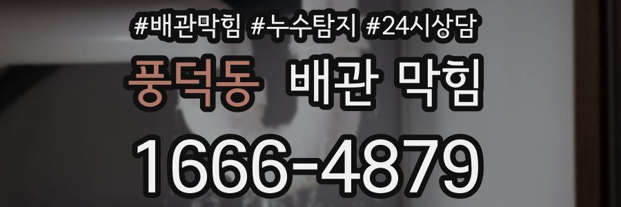 풍덕동 배관 막힘