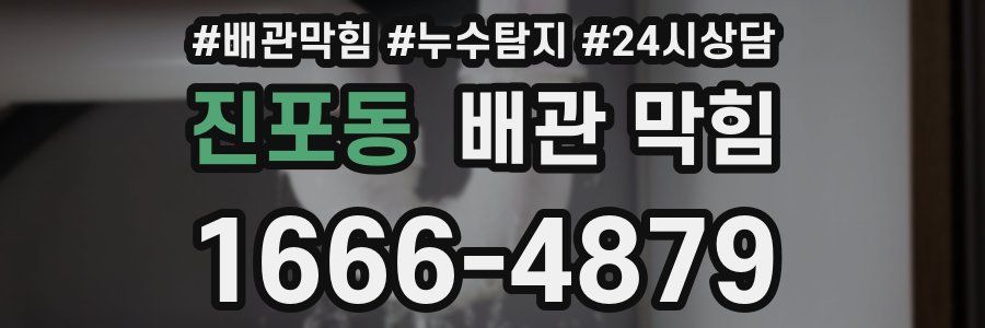 진포동 배관 막힘