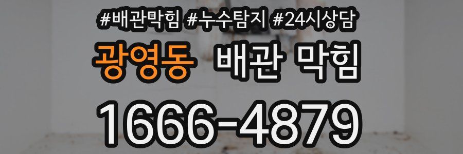 광영동 배관 막힘