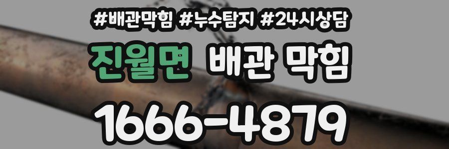 진월면 배관 막힘