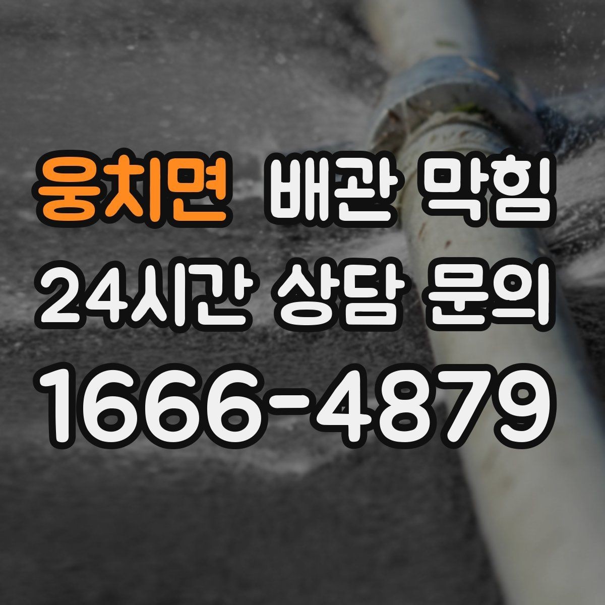 웅치면 배관 막힘 물은 잘 내려가는데 냄새만 날 때 원인