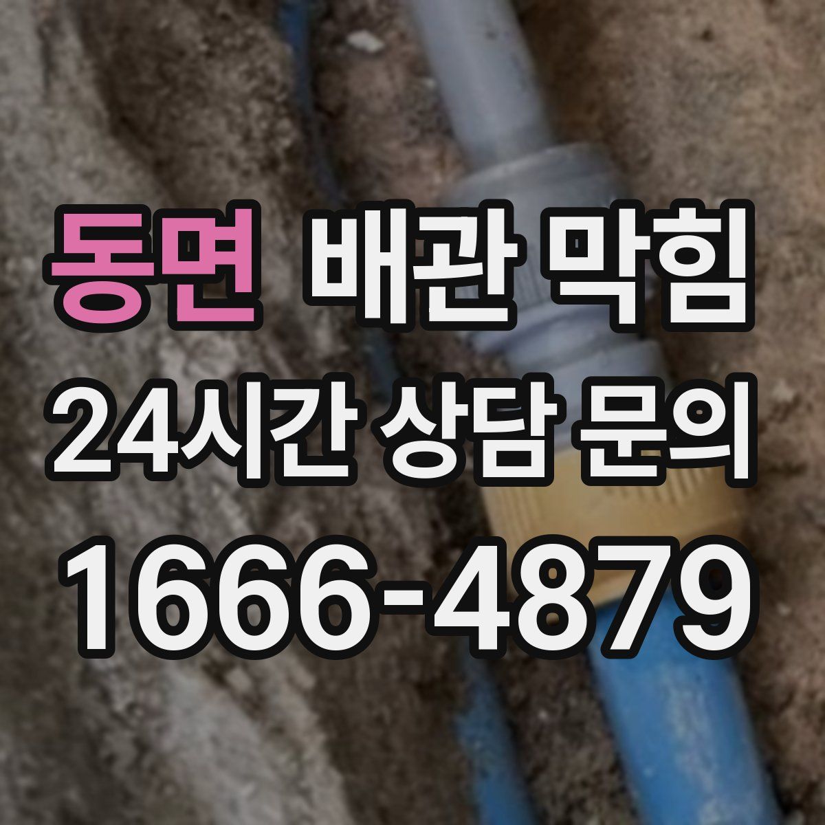 동면 배관 막힘