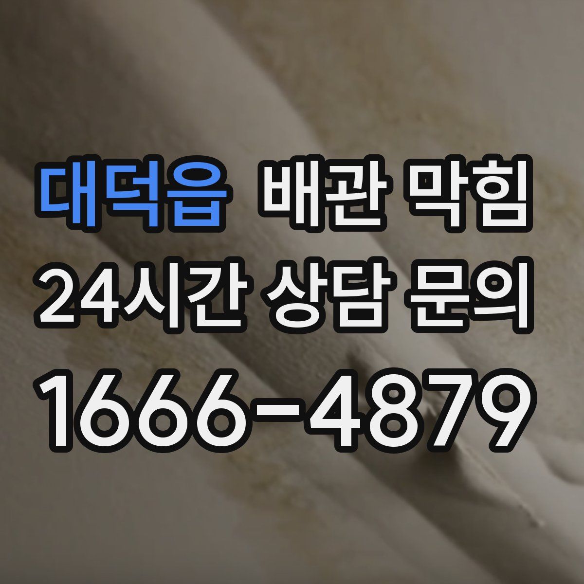 대덕읍 배관 막힘