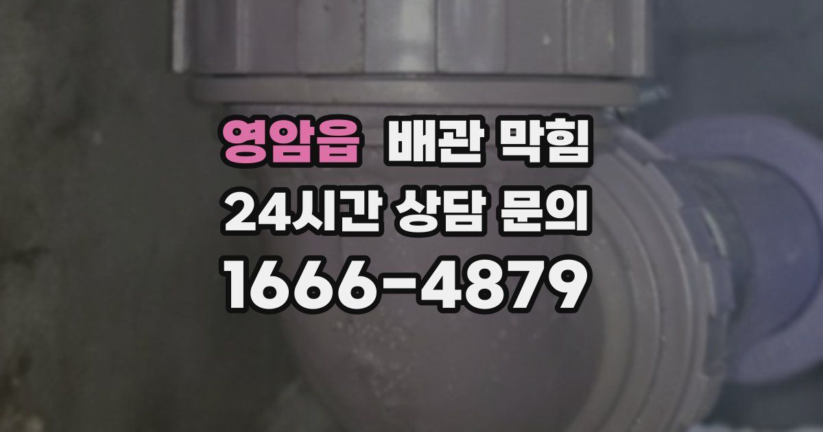 영암읍 배관 막힘