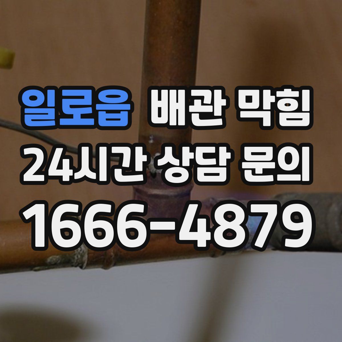 일로읍 배관 막힘