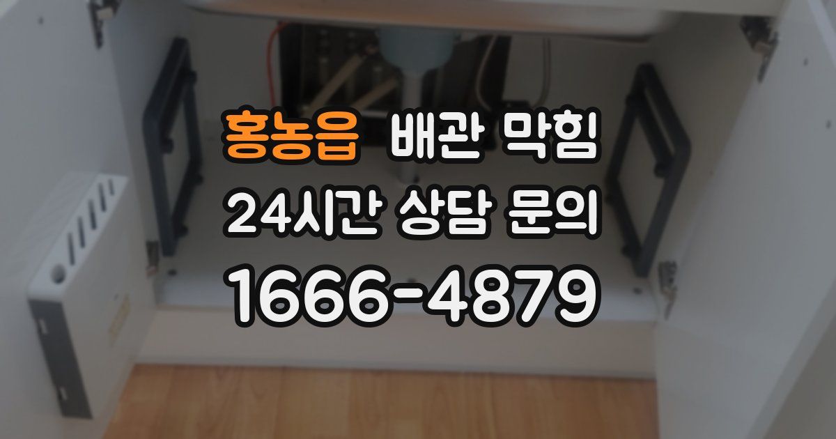 홍농읍 배관 막힘