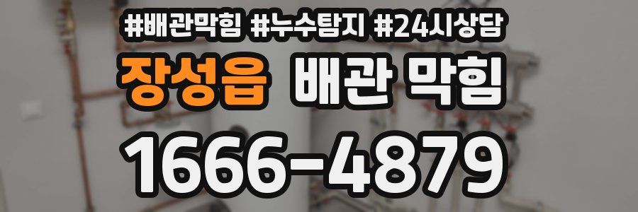 장성읍 배관 막힘