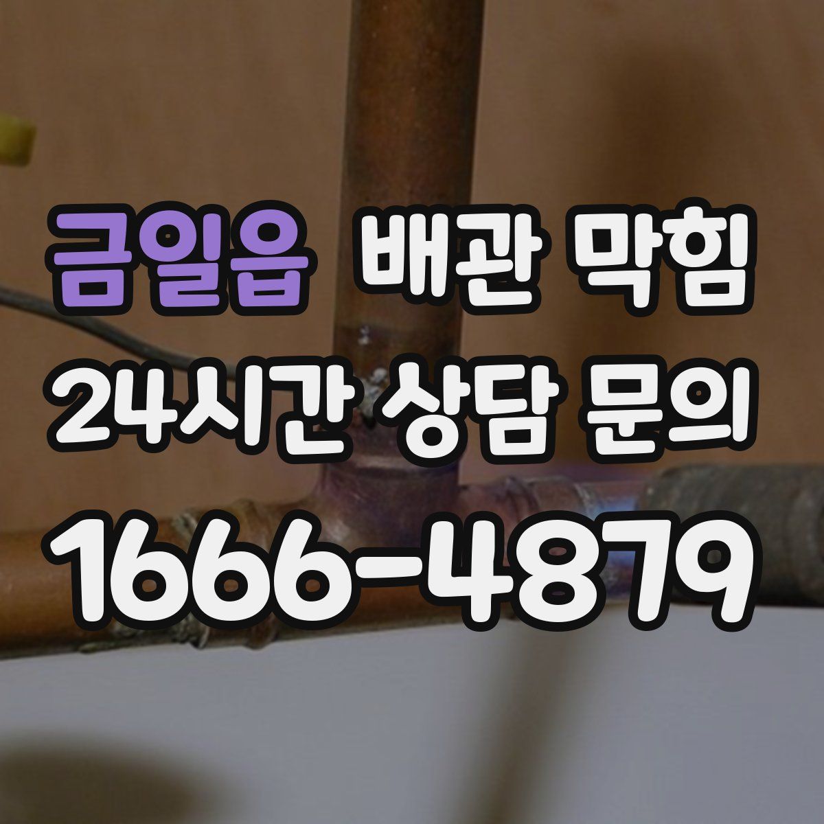 금일읍 배관 막힘