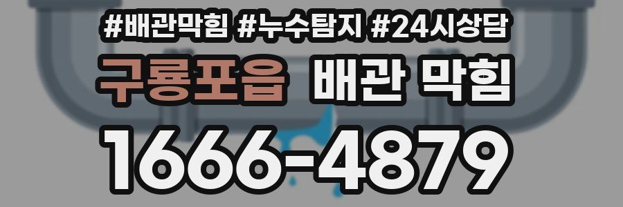 구룡포읍 배관 막힘