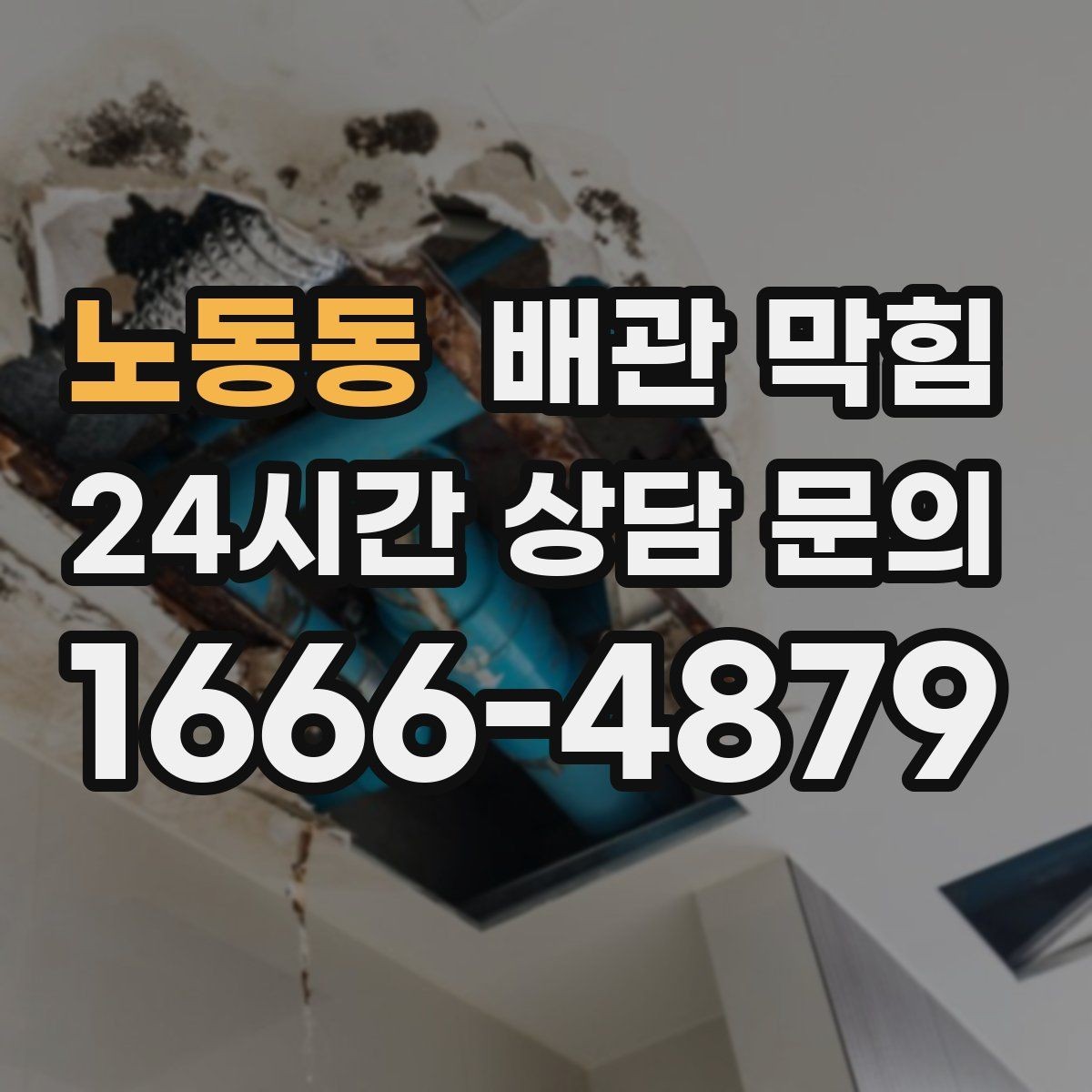노동동 배관 막힘 샤워 후 바닥 배수가 느려졌다면