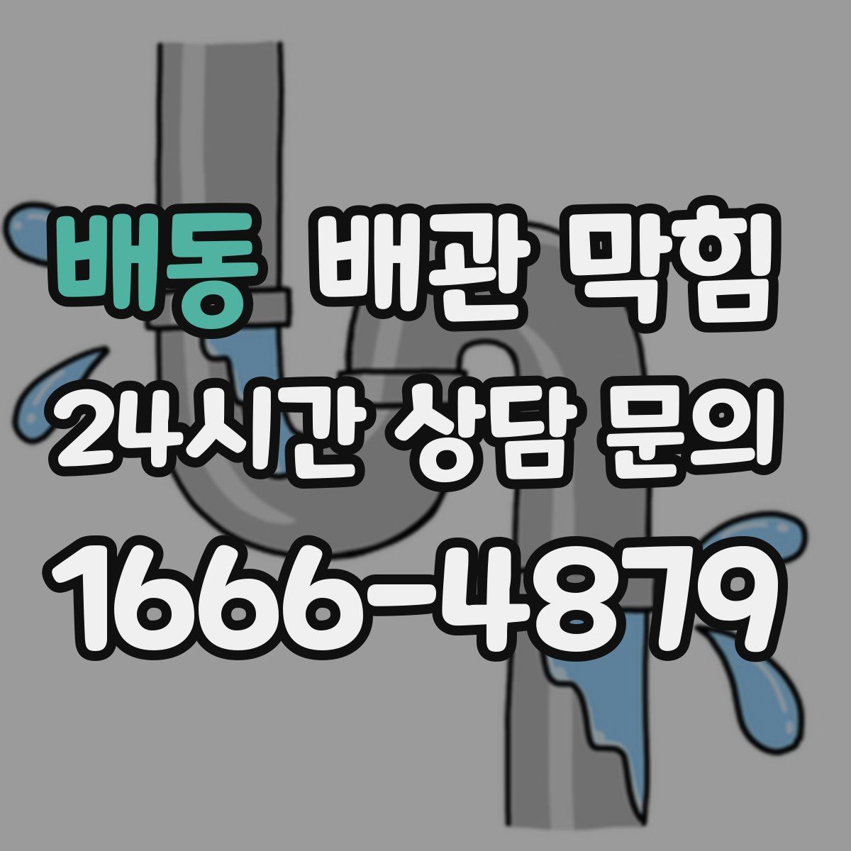 배동 배관 막힘
