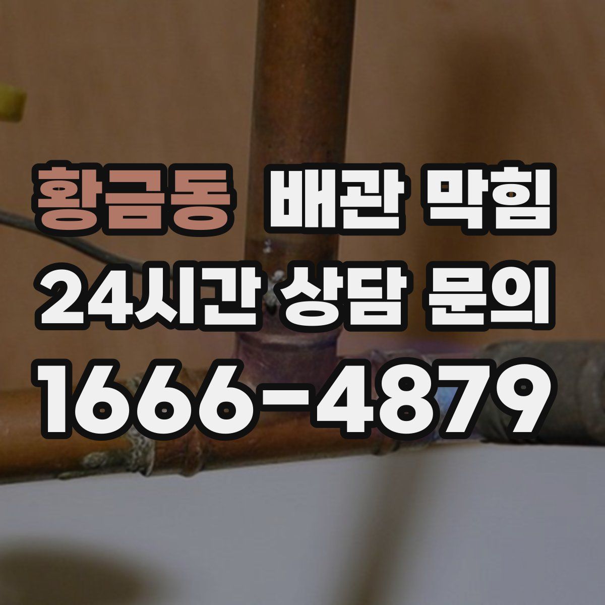 황금동 배관 막힘