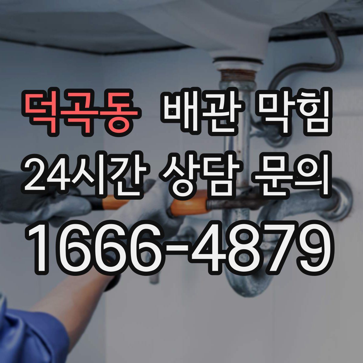 덕곡동 배관 막힘