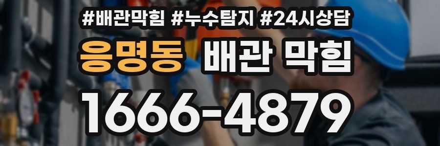 응명동 배관 막힘