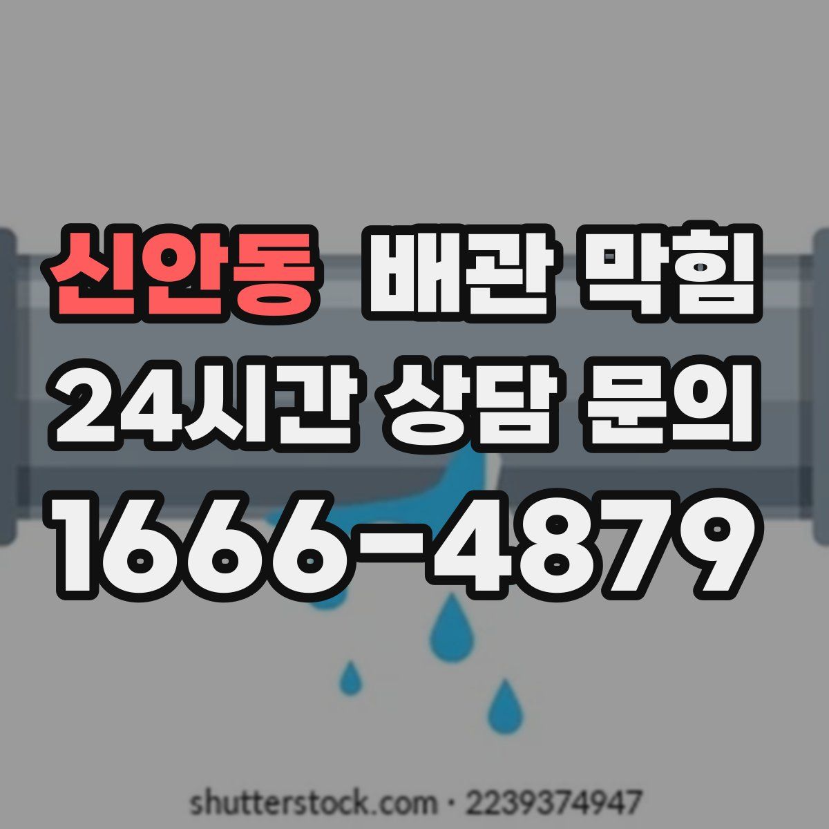 신안동 배관 막힘