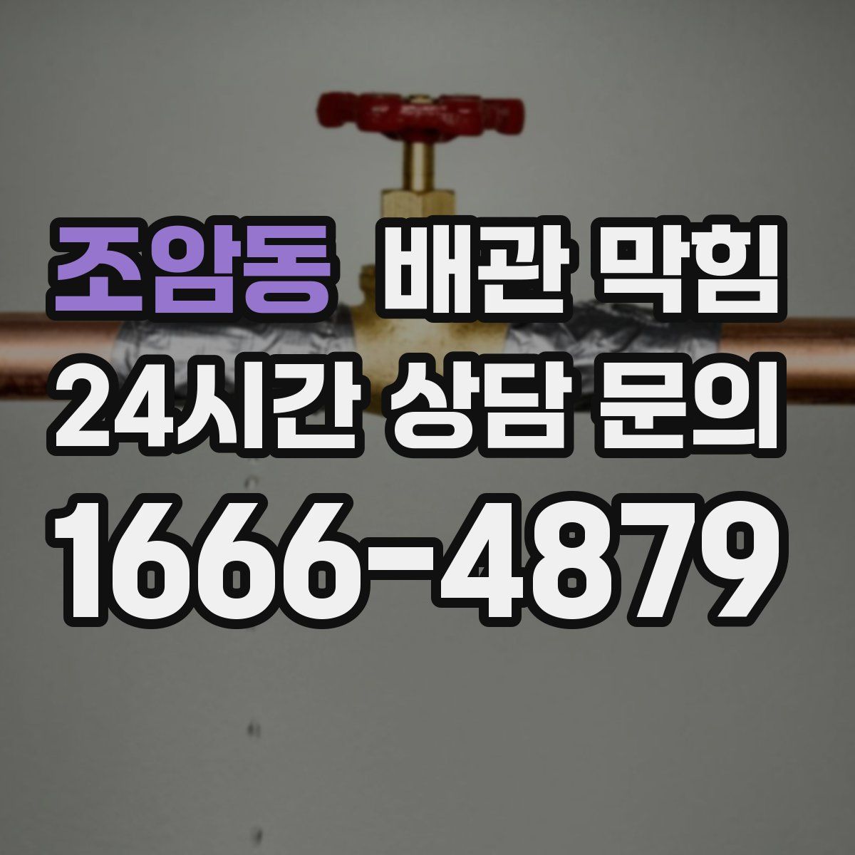 조암동 배관 막힘