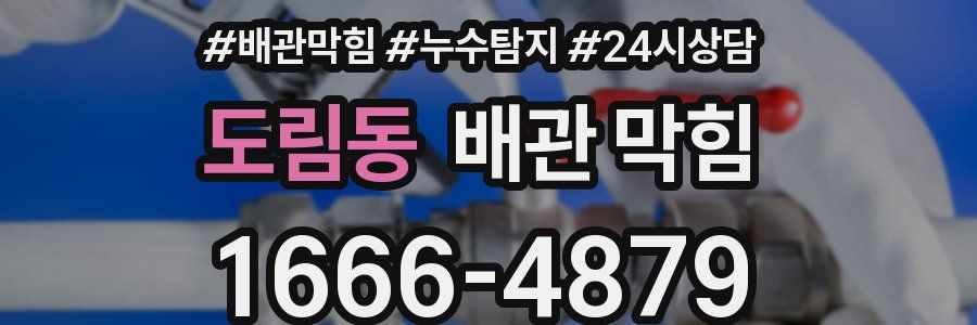 도림동 배관 막힘