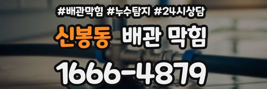 신봉동 배관 막힘