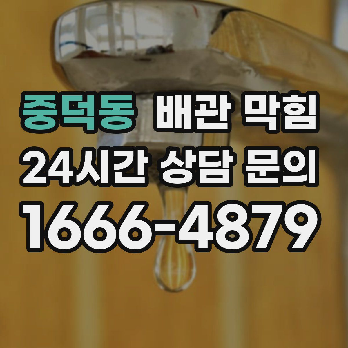 중덕동 배관 막힘