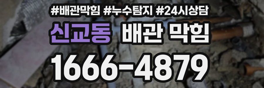 신교동 배관 막힘