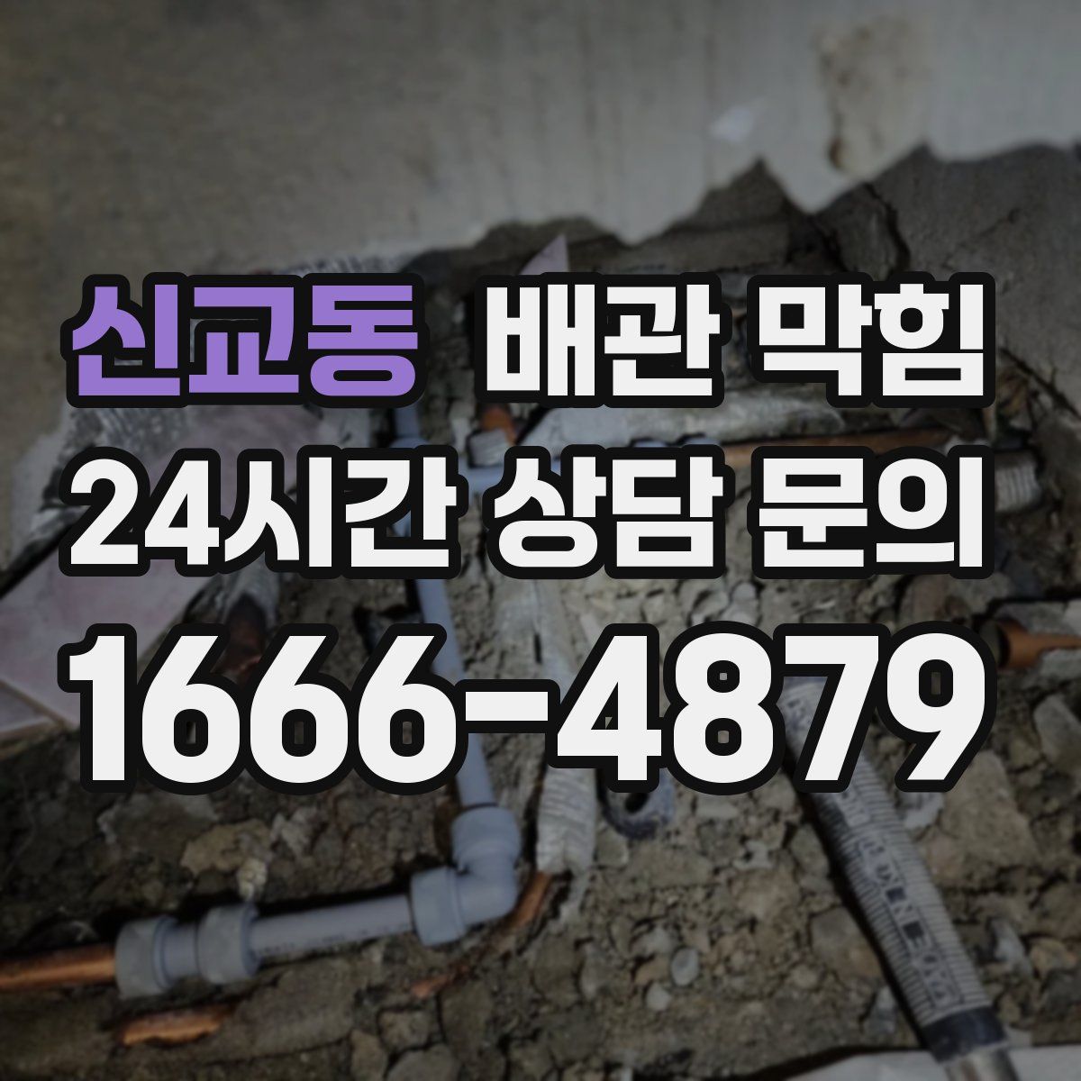 신교동 배관 막힘