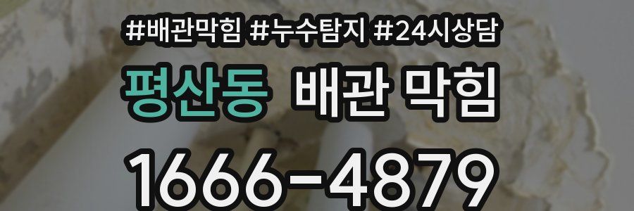 평산동 배관 막힘