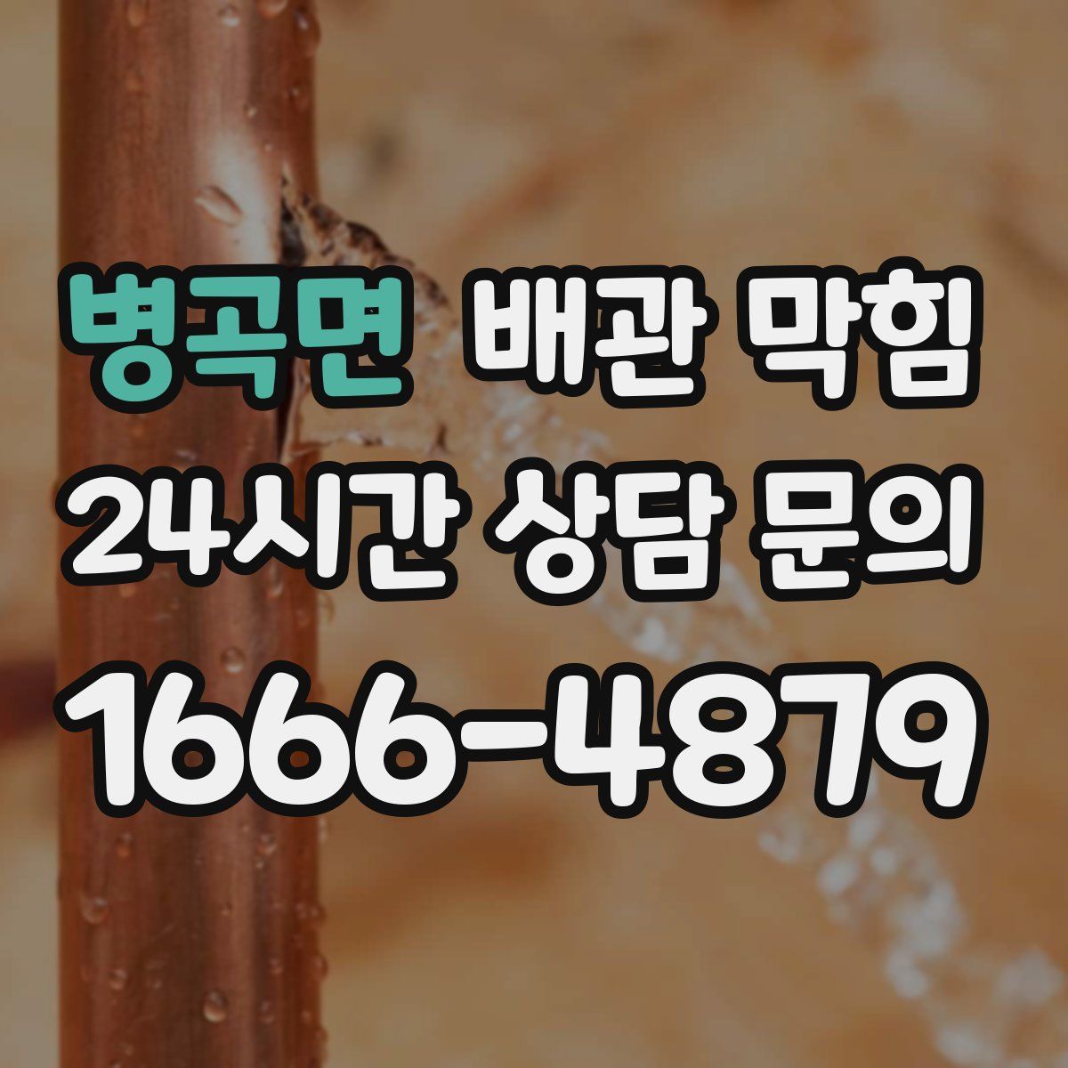 병곡면 배관 막힘