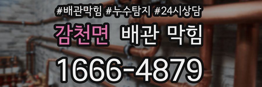 감천면 배관 막힘