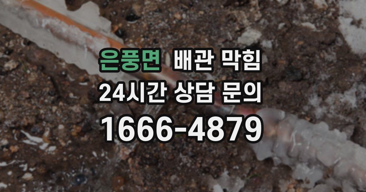 은풍면 배관 막힘