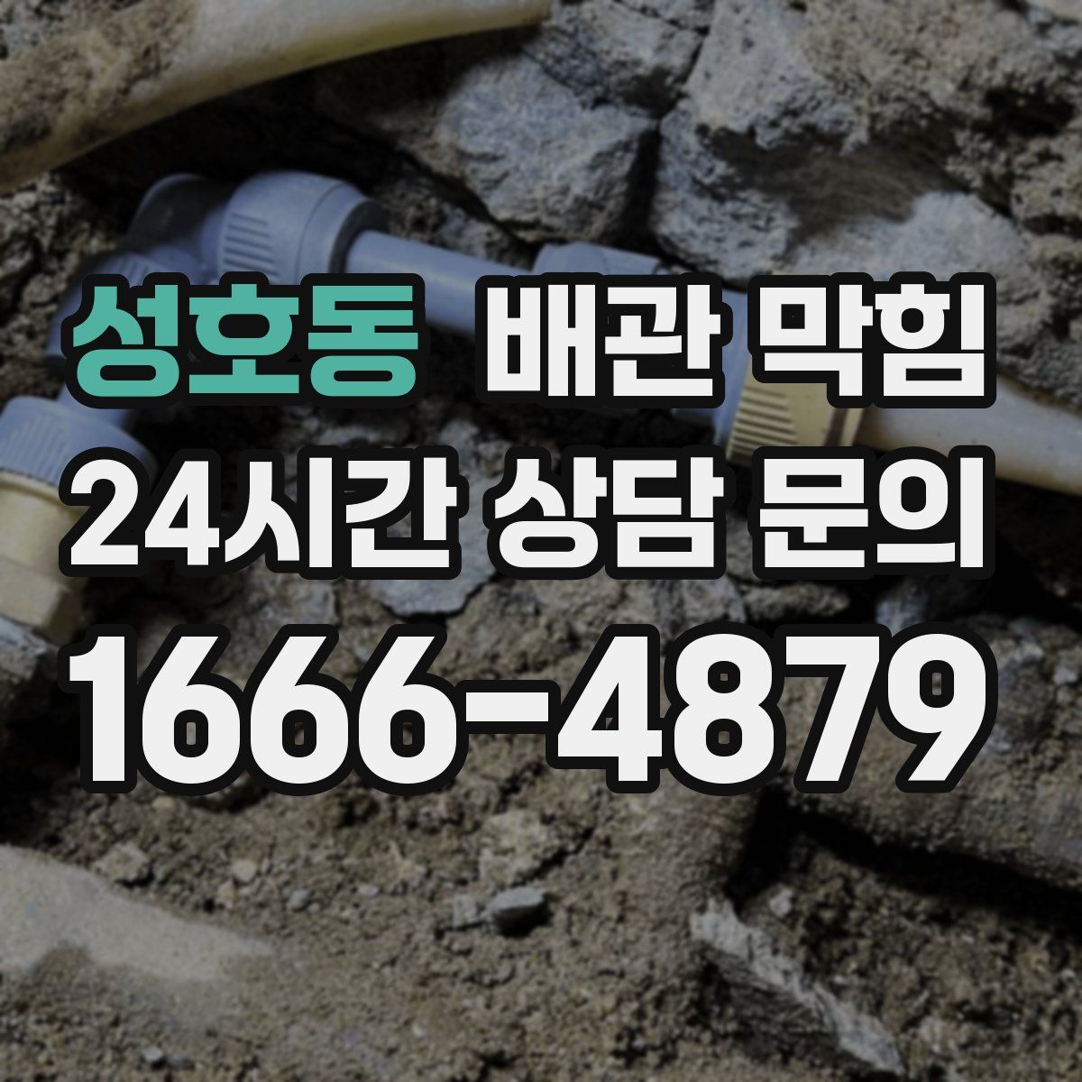 성호동 배관 막힘