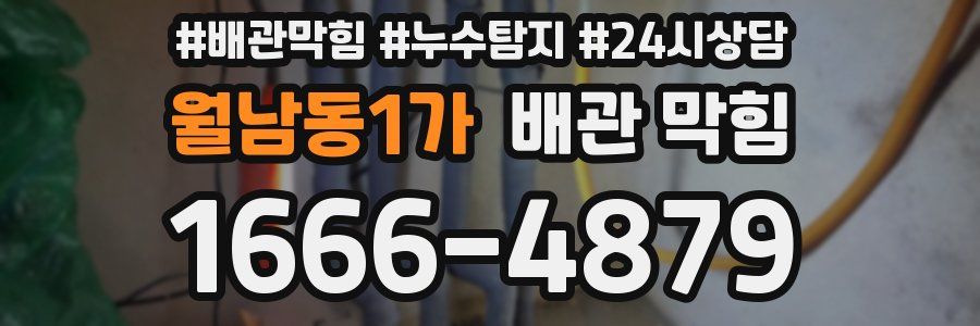 월남동1가 배관 막힘