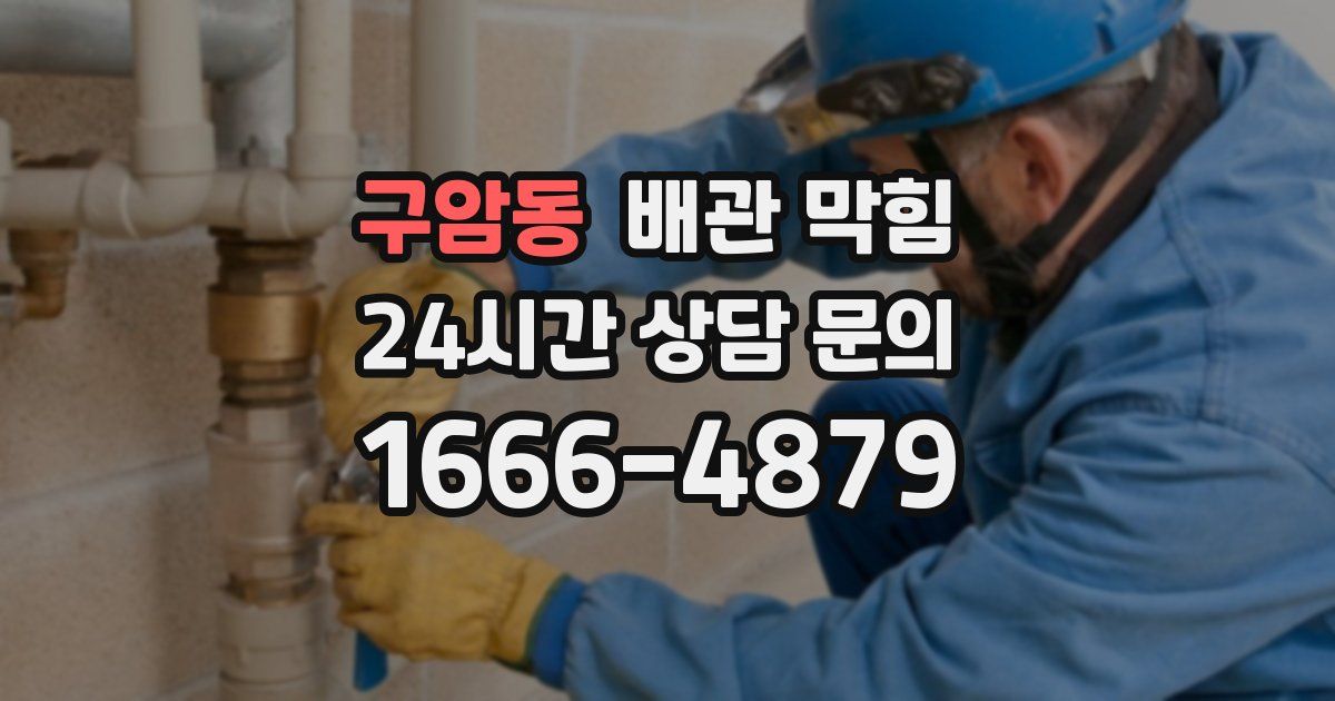 구암동 배관 막힘
