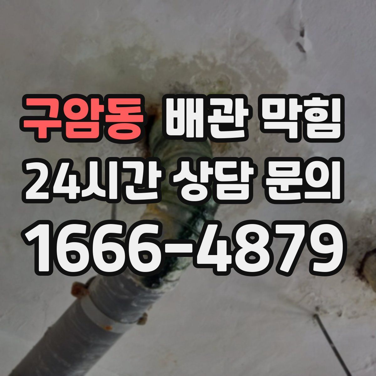 구암동 배관 막힘