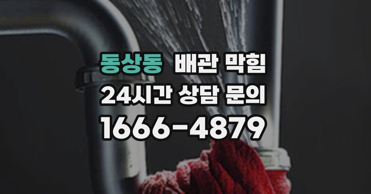 동상동 배관 막힘