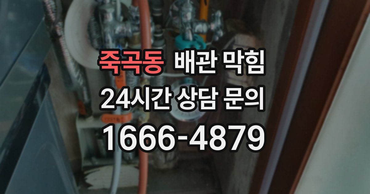 죽곡동 배관 막힘