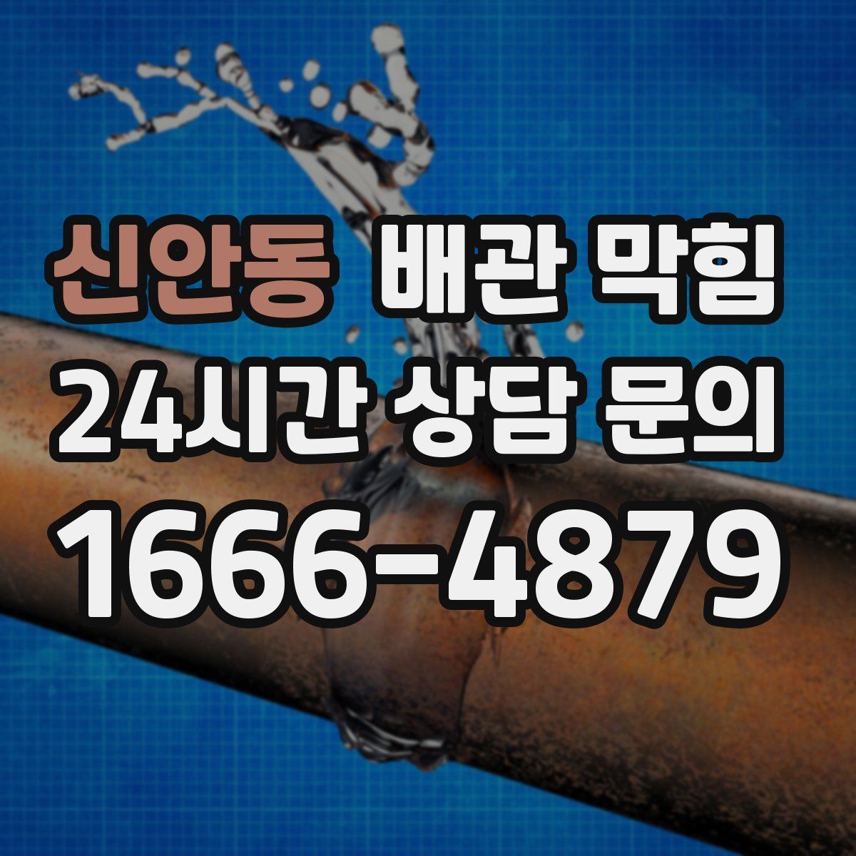 신안동 배관 막힘