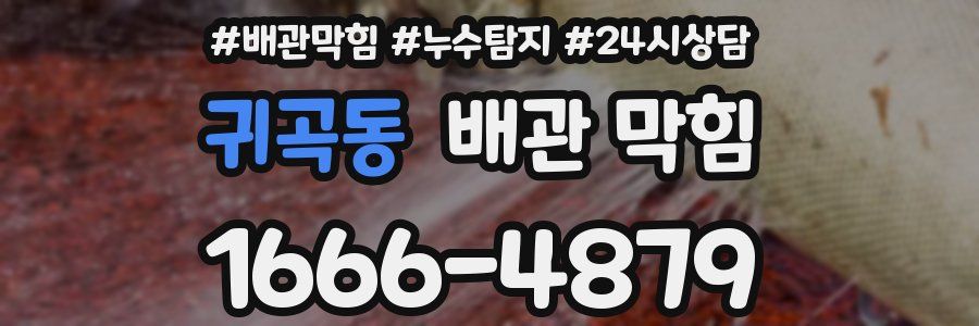 귀곡동 배관 막힘